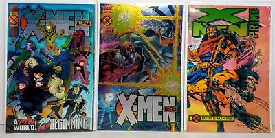 Buy X-Men Alpha, Omega And Prime Set All 3 Issues 1990's Excellent Condition • 23.67£