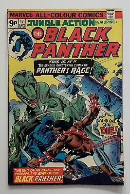 Buy Jungle Action #17 Featuring Black Panther (Marvel 1975) FN+ Bronze Age Issue. • 11.21£