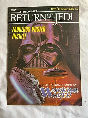 Buy Star Wars - Return Of The Jedi Comic - Issue 5th January 1985 No 81 • 5£