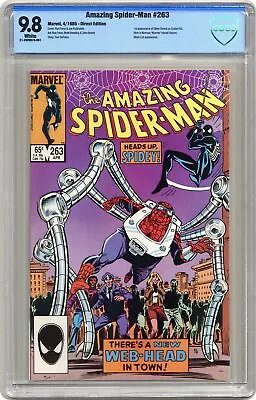 Buy Amazing Spider-Man #263 CBCS 9.8 1985 21-26F8B76-001 • 99.29£