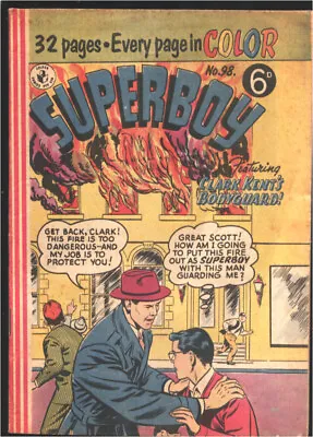 Buy Superboy #78 1950's-Superboy As A Baby-Australian Edition In Color-Rare-FN- • 71.78£