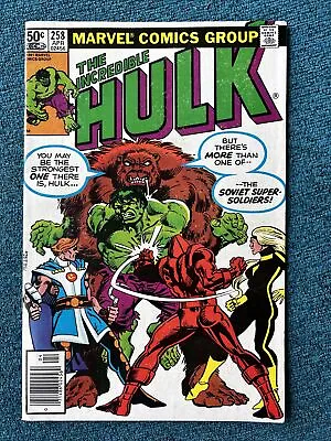 Buy Incredible Hulk #258 (1981) 1st App Soviet Super Soldiers Ursa Major • 7.18£