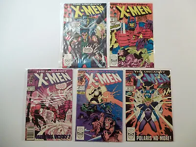 Buy Lot X 5 Marvel Comics The Uncanny X-Men #245,246,247,249,250 (1989) • 19.99£