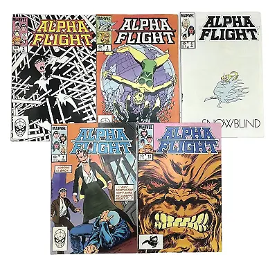 Buy ALPHA FLIGHT #3-4 6-7 10 MARVEL COMICS 1983-84 John Byrne Cover 1st App Guardian • 29.05£