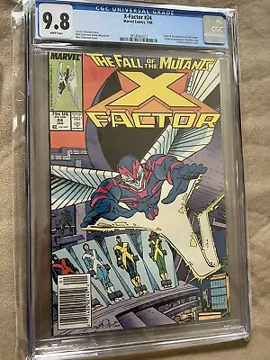 Buy X-Factor #24 CGC 9.8 1988 1st Full App. Archangel —NEWSSTAND / WHITE PAGES • 946.11£