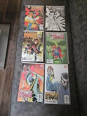 Buy  DOCTOR STRANGE THE OATH LIMITED SERIES 1-5 - Vaughan Includes Variant B &W • 18£