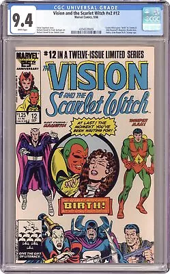 Buy Vision And The Scarlet Witch #12 CGC 9.4 1986 4394339009 • 66.36£