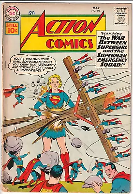 Buy Action Comics #276 1961 DC Comics 2.0 GD KEY 1ST BRAINIAC 5 SUPERGIRL SUPERMAN • 130.45£