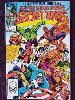 Buy Comics: Marvel Super Heroes Secret Wars 1 1984 *blue Galactus Error Rare*. • 100£
