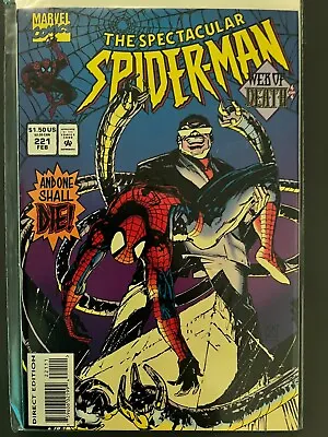 Buy The Spectacular Spider-Man (1976) #221 Marvel Comics Dr Octopus • 6.95£