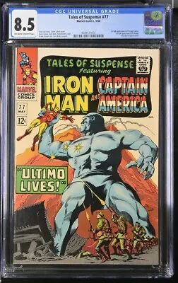 Buy Tales Of Suspense #77 Cgc 8.5 Iron Man 1st Peggy Carter Ultimo Jack Kirby • 316.24£