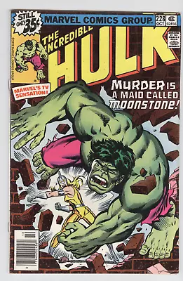 Buy Incredible Hulk #228 October 1978 VG/FN Karla Sofen Moonstone • 7.90£