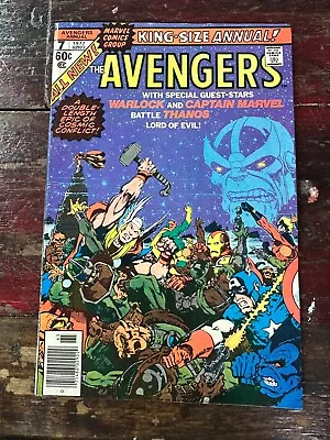 Buy The Avengers King Size Annual #7 Marvel Comics 1977 The Death Of Warlock • 42.69£