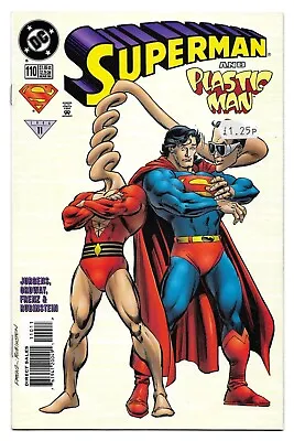 Buy Superman #110 (Vol 2) : VF/NM :  The Treasure Hunt Caper  : Plastic Man • 1.25£