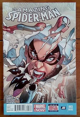 Buy The Amazing Spider-man 3, Marvel Comics, October 2014, 2nd Printing, Vf • 2.99£