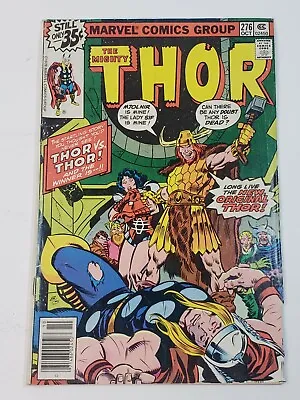 Buy The Mighty Thor 276 MARK JEWELERS VARIANT Loki Odin Bronze Age 1978 • 11.91£