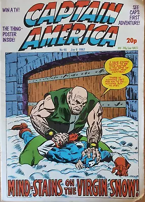 Buy Captain America #46 Marvel Comics UK 1982 Dazzler, Thor, Iron Man • 4£
