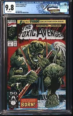 Buy Marvel The Toxic Avenger 1 4/91 FANTAST CGC 9.8 White Pages • 117.41£