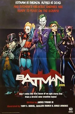 Buy Batman #86 Tony Daniel 2020 Folded Promo Poster (24 X36 ) New! [FP88] • 8.53£