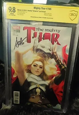 Buy Mighty Thor #705 CBCS 9.8 NOT CGC Stanley ArtGerm Signed • 143.91£