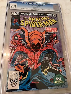 Buy Amazing Spider-Man #238 CGC 9.4 White Pages Includes Tattooz 1st Hobgoblin 1983 • 346.91£