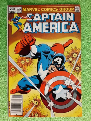 Buy CAPTAIN AMERICA #275 FN- Newsstand Canadian Price Variant Key 1st Zemo : RD5414 • 11.04£
