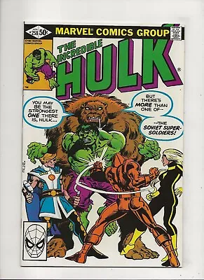 Buy The Incredible Hulk #258 (1981) 1st App Soviet Soldier High Grade NM 9.4 • 15.97£
