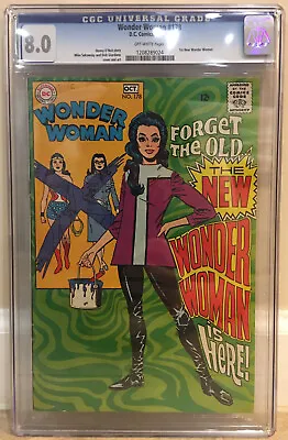 Buy Wonder Woman #178 Cgc 8.0 1st New Wonder Woman Powerless • 339.80£