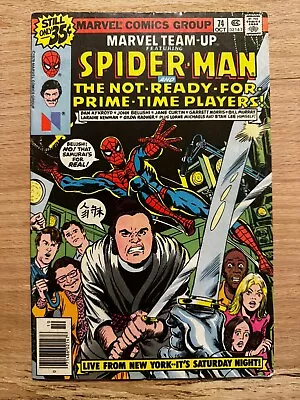Buy (1978) Marvel Team-Up #74 -  ...THE NOT-READY-FOR-PRIME-TIME PLAYERS!  • 26.54£