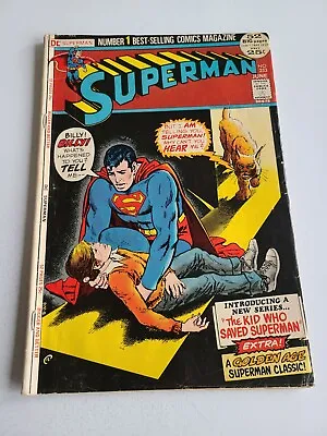 Buy Superman 253 Bronze Age DC 1972 Nick Cardy Cover, Curt Swan Comic Book VG/FN • 14.46£