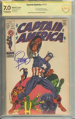 Buy Captain America #111 CBCS (not CGC) Signed Jim Steranko - Your Choice NO OFFERS • 316.11£
