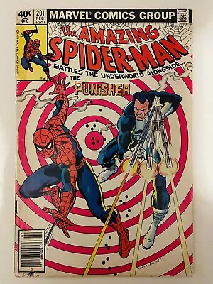 Buy Marvel Comics Amazing Spider-Man #201 John Romita Sr. Punisher Cover • 27.80£