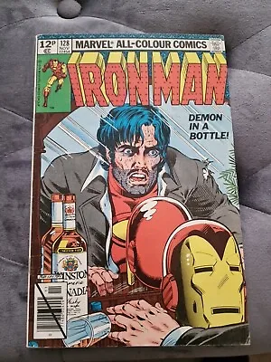 Buy Iron Man #128 1979 Pence Copy Demon In A Bottle Good Condition. • 50£