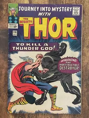 Buy Journey Into Mystery #118 - BEAUTIFUL - 1st App Destroyer - Thor • 20.59£