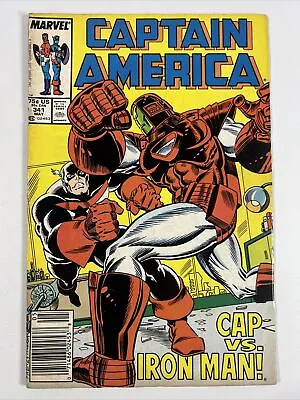Buy Captain America #341 (1988) 1st Lemar Hoskins Battlestar | Marvel Comics • 3.16£