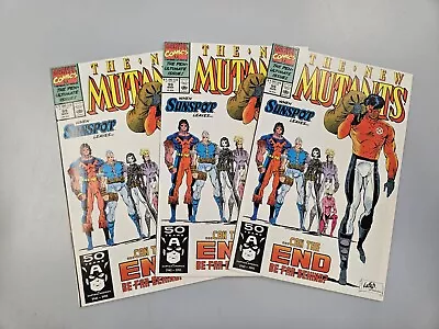 Buy 3 COPY LOT  New Mutants #99 (Marvel 1991) 1st App Shatterstar, Feral - Liefeld • 19.98£