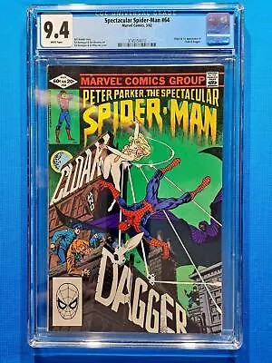 Buy Spectacular Spider-Man #64 CGC 9.4 1st Cloak & Dagger • 125£