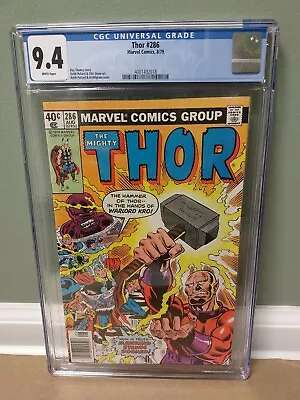 Buy The Mighty Thor #286 CGC 9.4  Marvel Comics  1979 **FREE SHIPPING** 🇺🇸🇺🇸 • 47.97£