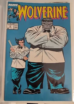 Buy Wolverine #8 (1989) Iconic Cover Grey Hulk Mr Fixit Appearance • 100£