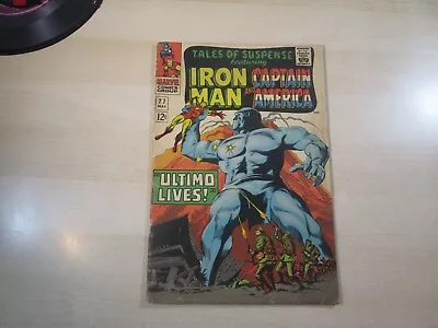 Buy Tales Of Suspense #77 Iron Man Mid Grade 1st Full Ultimo 1st Peggy Carter • 87.07£