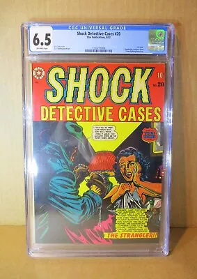 Buy Shock Detective Cases 20 CGC 6.5 LB Cole Negligee Strangler 1952 Star GGA Crime • 1,123.42£