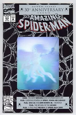 Buy Amazing Spider-Man 365 Hologram Cover 30th Anniversary Issue! 1992 Marvel K489 • 27.61£