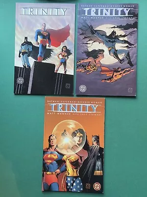 Buy Trinity #1, 2 +3 Full Mini Series TPB VF (DC 2003) Prestige Comics Matt Wagner • 15.99£
