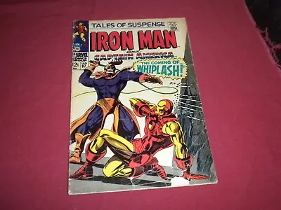 Buy BX6 Tales Of Suspense #97 Marvel 1968 Comic 2.5 Silver Age 1ST WHIPLASH! • 44.69£