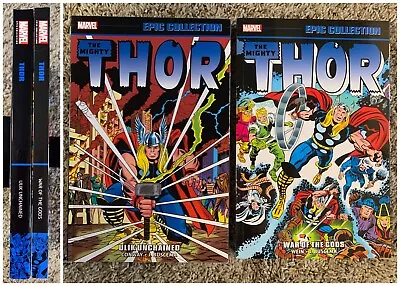 Buy Mighty Thor Epic Collection TPB Set 7 8 War Of The Gods Ulik Unchained 217 259 • 51.45£