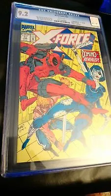 Buy X-Force #11 1st Real Domino CGC 9.2 NM- Deadpool  • 175£