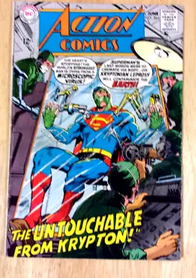 Buy Action Comics #364 Solid Vg+ 1968 Neal Adams Cov,superman Dying From Virus X • 11.83£