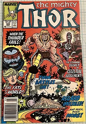 Buy Mighty Thor #389 NM 1st Replicoid, Siguard Jarlson Marvel Comics Newsstand 1988 • 12.86£