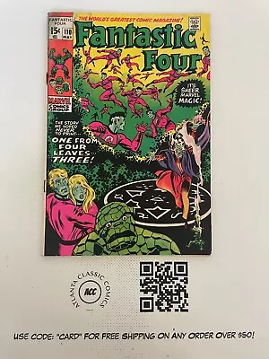 Buy Fantastic Four # 110 VG Marvel Comic Book Thing Human Torch Dr. Doom 2 J224 • 447.73£