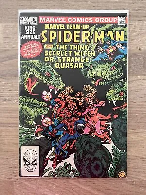 Buy Marvel Comics Marvel Team Up Spider-Man And The Thing #5 1982 Bronze Age • 10.99£